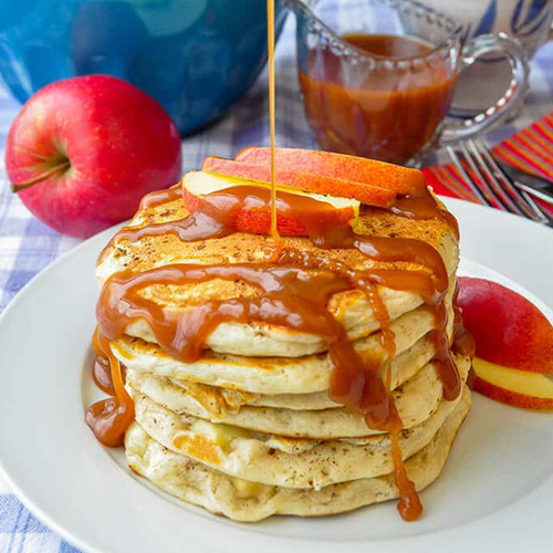 Apple-Spice-Black-Tea-infused-Pancakes-with-Caramel-Drizzle Apple-Spice-Black-Tea-infused-Pancakes-with-Caramel-Drizzle
